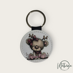 Charger l'image dans la galerie, Porte clefs Renne rose joyeux Noël
