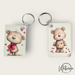 Charger l'image dans la galerie, Porte-clés St Valentin ❤️ Ourson mignon
